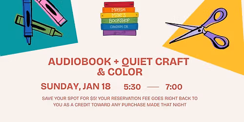  Audiobook Quiet Craft & Color