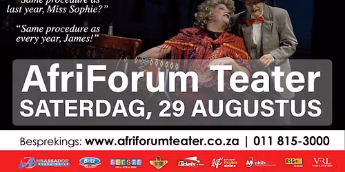 Dinner for One\/Sopper vir Een || AfriForum Teater