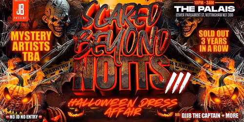 SCARED BEYOND NOTTS \ud83c\udf83 | NOTTINGHAMS LITTEST HALLOWEEN PARTY | DJJB THE CAPTAIN