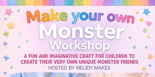 Kids Craft Workshop - FOAM CLAY MONSTERS