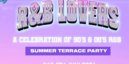 R&B Outdoor Terrace Party - Saturday 4th July - Invisible Wind