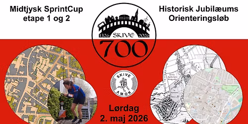 Midtjysk SprintCup etape 1 og 2 samt Jubil\u00e6ums Orienteringsl\u00f8b