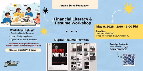 Build Your Future: Financial Literacy & Resume Workshop for Teens