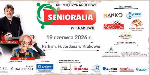 XIII Międzynarodowe Senioralia w Krakowie 2026  - Największa Impreza Seniorska w Europie! — Rynek Główny w Krakowie