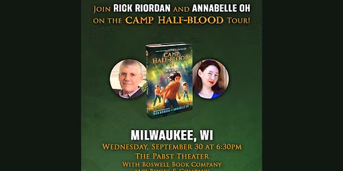 Return to Camp Half-Blood with Rick Riordan and Annabelle Oh