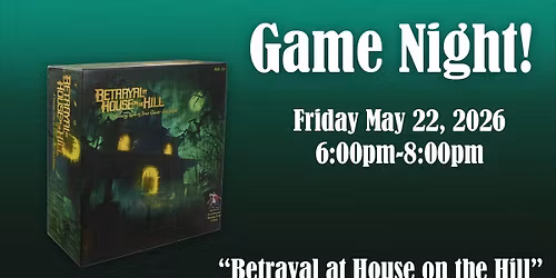 Game Night at the Nook!