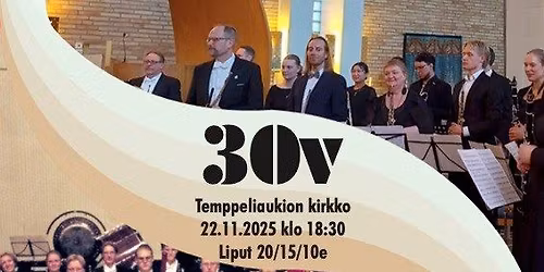 Menneest\u00e4 Tulevaan: Akateeminen Puhallinorkesteri 30 vuotta