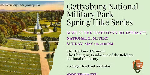 Spring Hike- This Hallowed Ground: The Changing Landscape of the Soldiers' National Cemetery