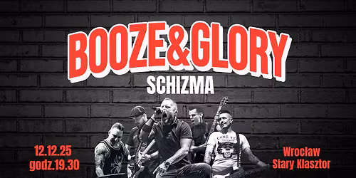 BOOZE & GLORY - koncert we Wroc\u0142awiu!