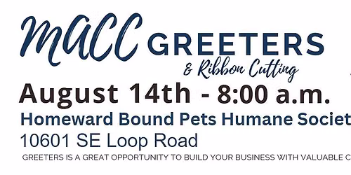 Chamber Greeters & Ribbon Cutting at Homeward Bound Pets Humane Society