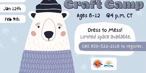 Craft Camp (Ages 8 - 12)