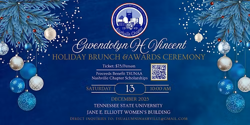 TSUNAA Nashville Chapter Gwendolyn H. Vincent Holiday Brunch
