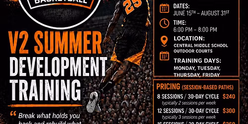 V2 Summer Development Training 