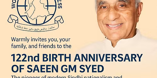 WSC- UK: 122nd Birth Anniversary of Saeen GM Syed