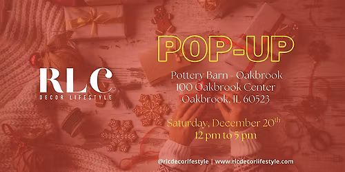 Holiday Candle & Gift Pop-Up at Pottery Barn