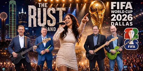 Rust Band - Friday Oct 2nd. 7 pm. Dallas Yacht Club - Private Event. Unforgettable party!