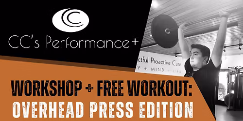 Workshop + FREE Workout: "OVERHEAD PRESS EDITION"