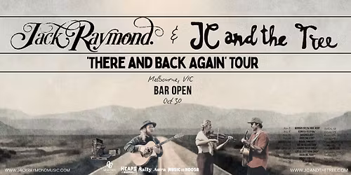 JC & the Tree + Jack Raymond + Benny Williams - Live in Melbourne