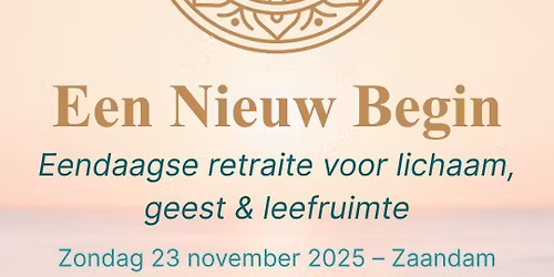 Eendaagse retraite Een Nieuw Begin