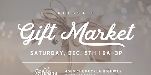 Holiday Gift Market - Dec. 5th