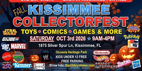 Kissimmee Collectorfest 2026 - Fall
