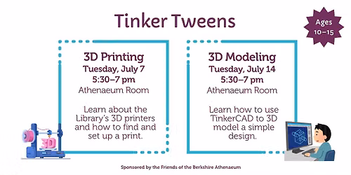 Tinker Tweens: 3D Modeling | Children's and Young Adult Programming