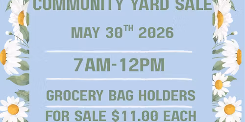 Community yard sale