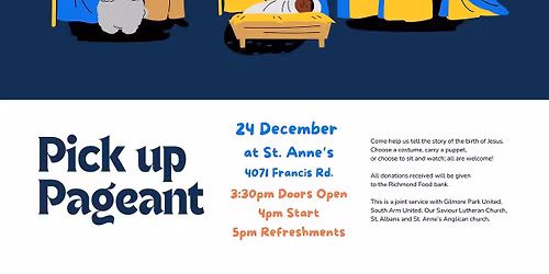 Christmas Eve Pick up Pageant