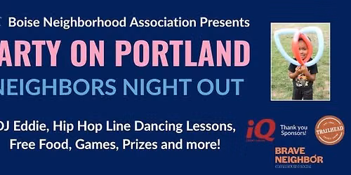 Party On, Portland, Boise's Free Neighborhood Party for National Night Out