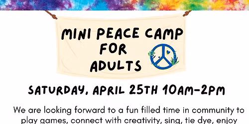 Mini Peace Camp for Adults 