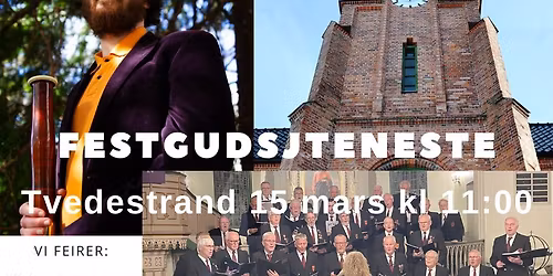 Festgudstjenste  i Tvedestrand kirke