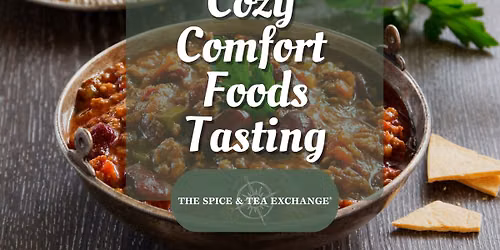 Cozy Comfort Foods - Tasting