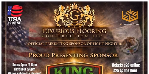 KSB Fight Night III Cinco De Mayo presented by Luxurious Flooring & Construction 
