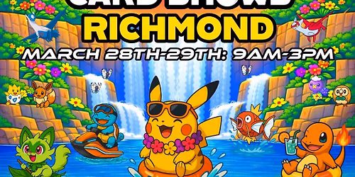 FREE Pok\u00e9mon & Sports Card Show - Richmond, VA - March 28-29, 2026