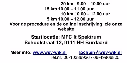 Najaarswandeltocht