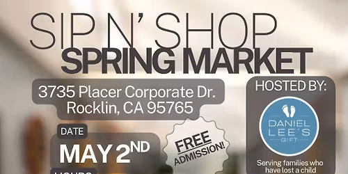 Sip N\u2019 Shop Spring Market