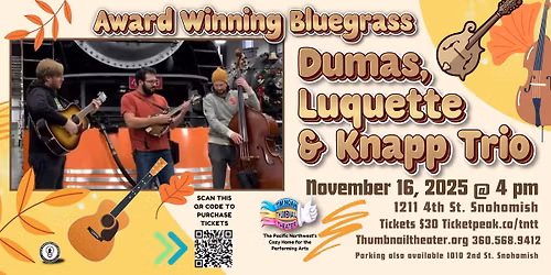 Nick Dumas, Chris Luquette, & Andrew Knapp Trio