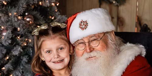 Santa at Indigo Iris Farm with Magic the pony !