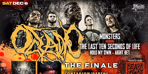 Oceano - Final Show EVER w\/ Monsters, TLTSOL & more, live in West Chicago at The WC Social Club!