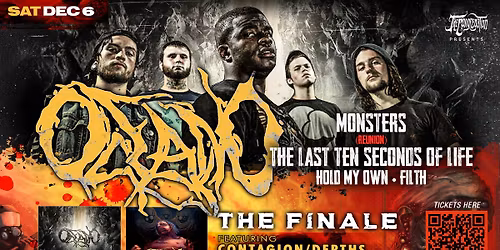 Oceano - Final Show EVER w\/ Monsters, TLTSOL & more, live in West Chicago at The WC Social Club!