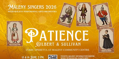 Maleny Singers present Patience by Gilbert and Sullivan