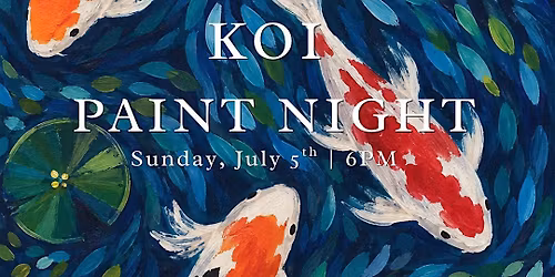 Koi Fish Paint Night at Solo Club