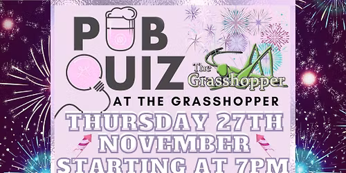 \ud83d\udca1\u203c\ufe0f QUIZ NIGHT AT THE HOPPERS \u203c\ufe0f\ud83d\udca1