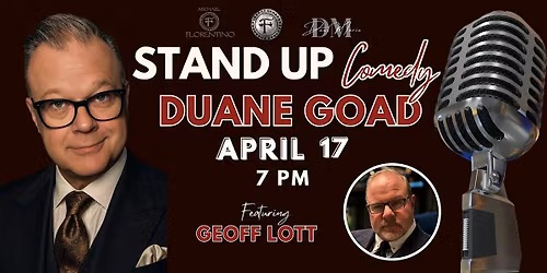 Stand Up Comedy with Duane Goad @ Michael Florentino Cellars (Gateway)