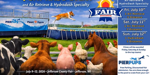 Jefferson County Fair NADD Dock Diving hosted by Pier Pups