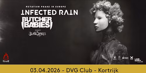 Infected Rain + Butcher Babies - Mutation Phase in Europe @ DVG Club, Kortrijk