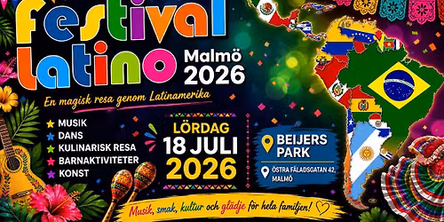 Festival Latino 2026| Beijers Park Malm\u00f6