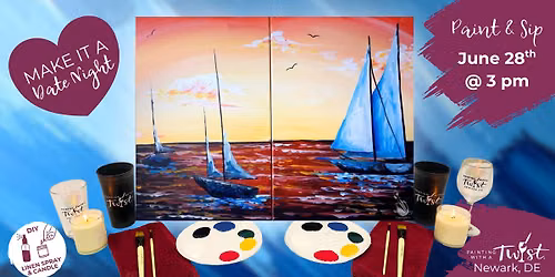 Sunday-Funday Paint & Sip \u2013 Creative Fun in Newark, DE - Sailors Afternoon Delight