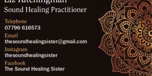 Sound Healing at Village Hall, Ruswarp