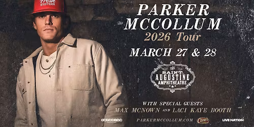 Parker McCollum | St. Augustine **TWO NIGHTS**
